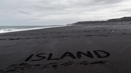 Island /  / Solheimasandur beach